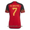 Belgia De Bruyne 7 Hjemme VM 2022 - Herre Fotballdrakt